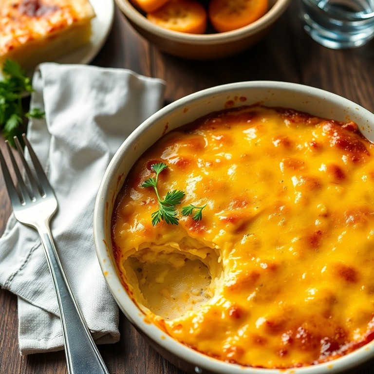 Creamy Egg and Cheese Casserole