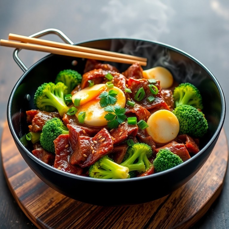 Asiatischer Brokkoli-Minutensteak-Wok