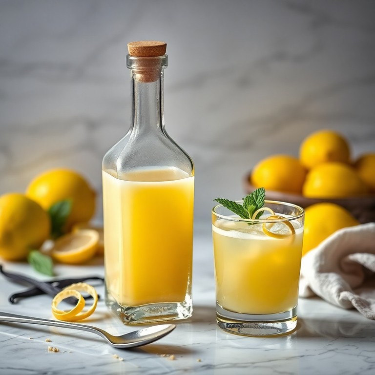 Italienischer Zitronen-Dessertlikör