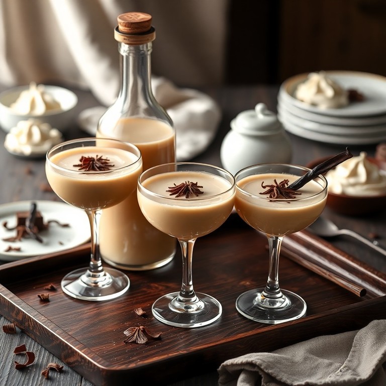 Klassischer Herrencreme Likör