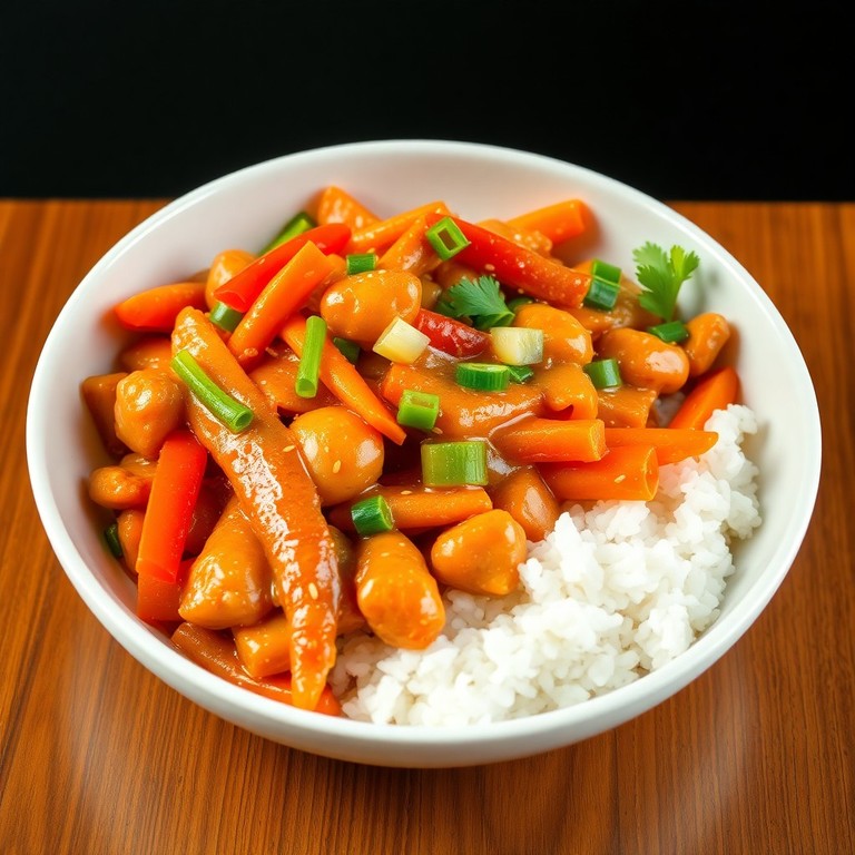 Stir-fry Kip met Bosui, Wortel en Prei in Aziatische Stil