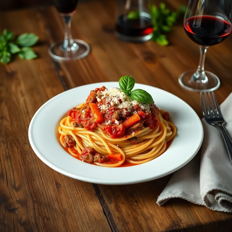 Espaguetis a la Boloñesa