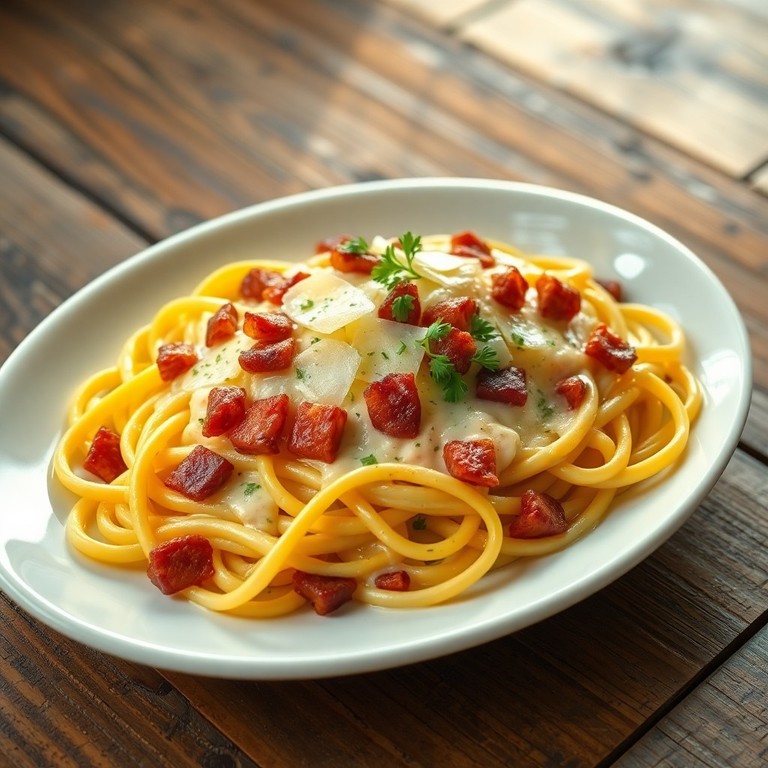 Espaguete à Carbonara de Natas