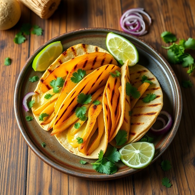 Tacos de Chayote y Queso Idiazábal a la Parrilla