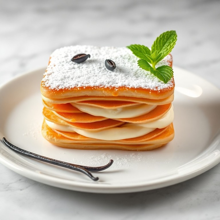 Mille-feuilles express à la mascarpone vanille