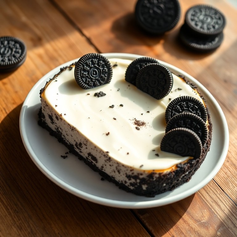 Cheesecake de Oreo Horneado Clásico
