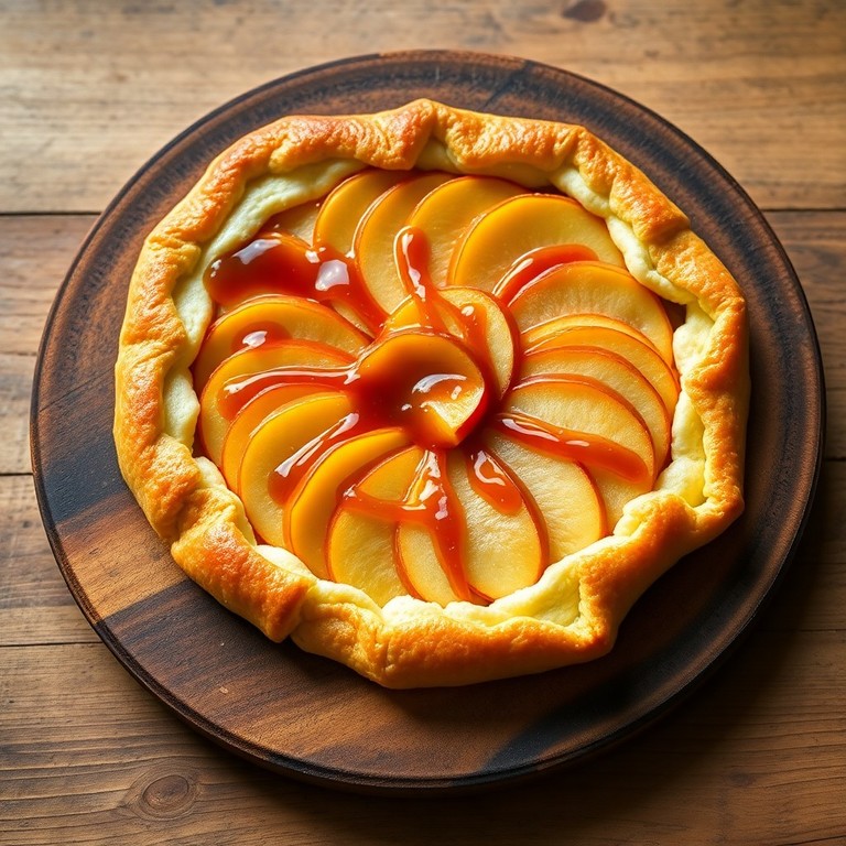Sweet Apple and Date Syrup Tart