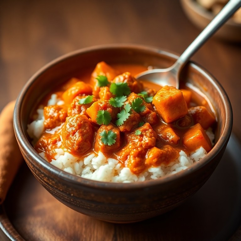 Curry de Soja à l'Indienne