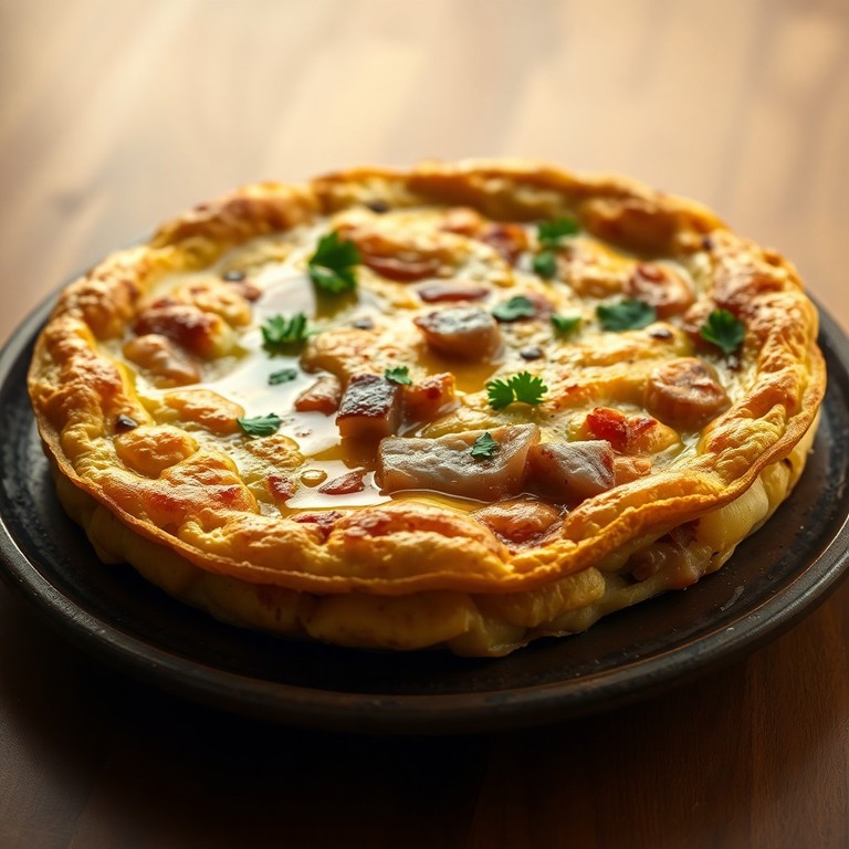 Tortilla de Patatas, Cebollas y Atún