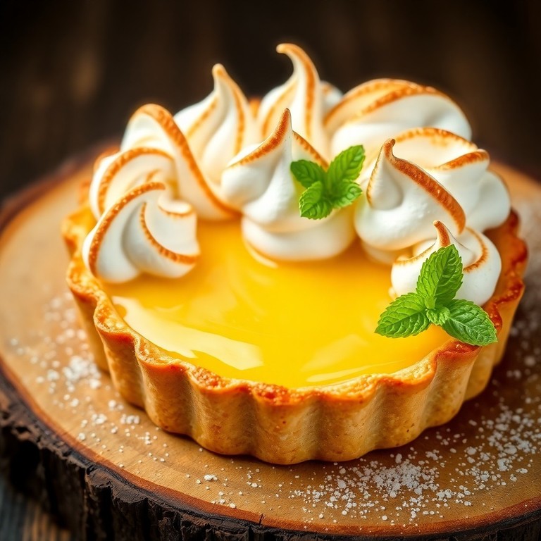 Tarte de Limão Clássica com Massa Crocante