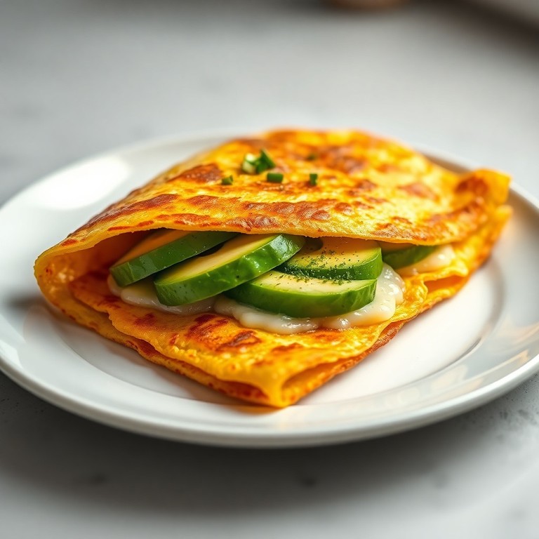 Tortilla de Aguacate y Queso Keto