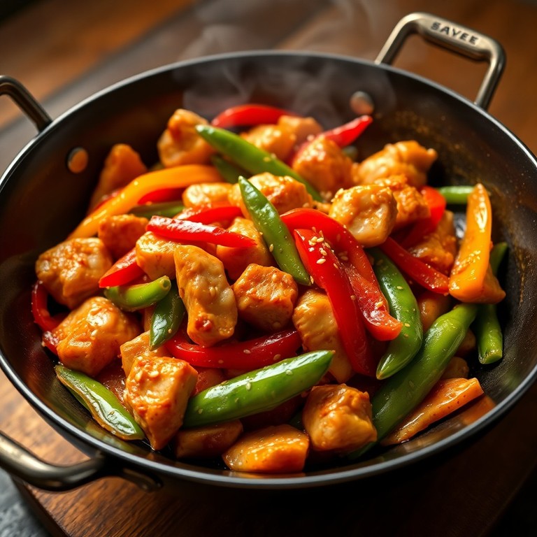 Aziatische Kipfilet Roerbak