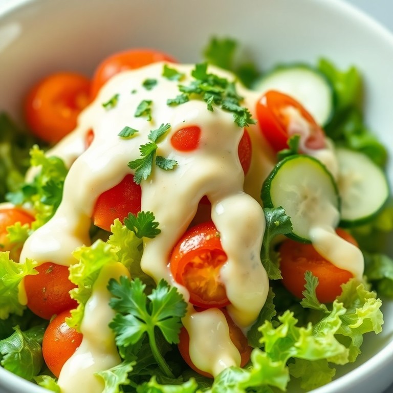 Salsa Cremosa de Queso Light para Ensaladas