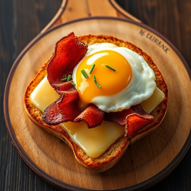 Tartine Gourmande au Bacon et Œuf