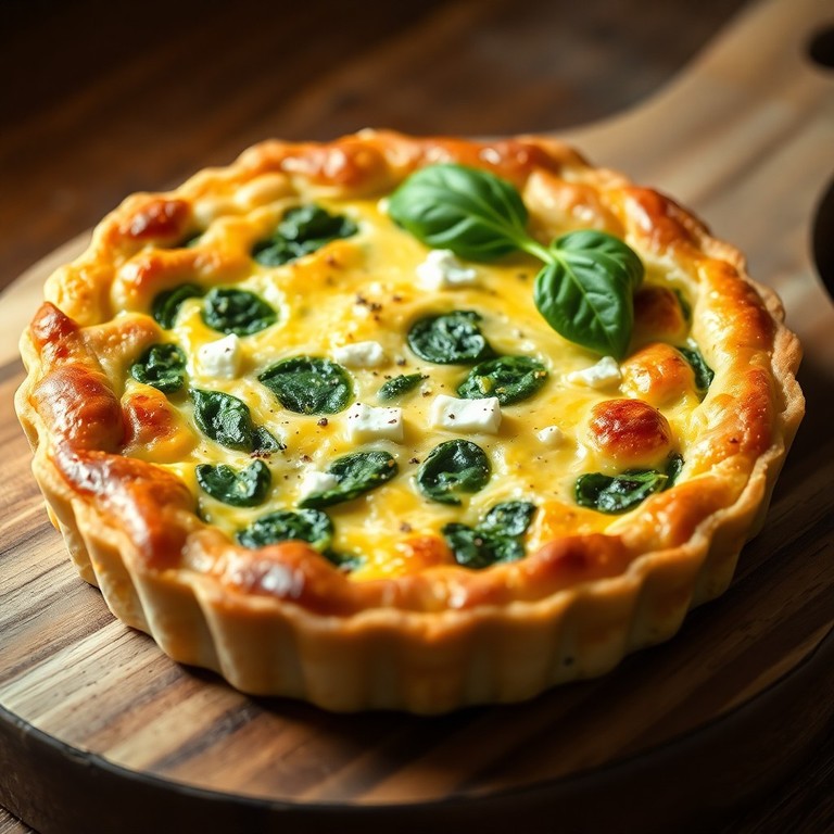 Quiche sans Pâte aux Épinards et Feta