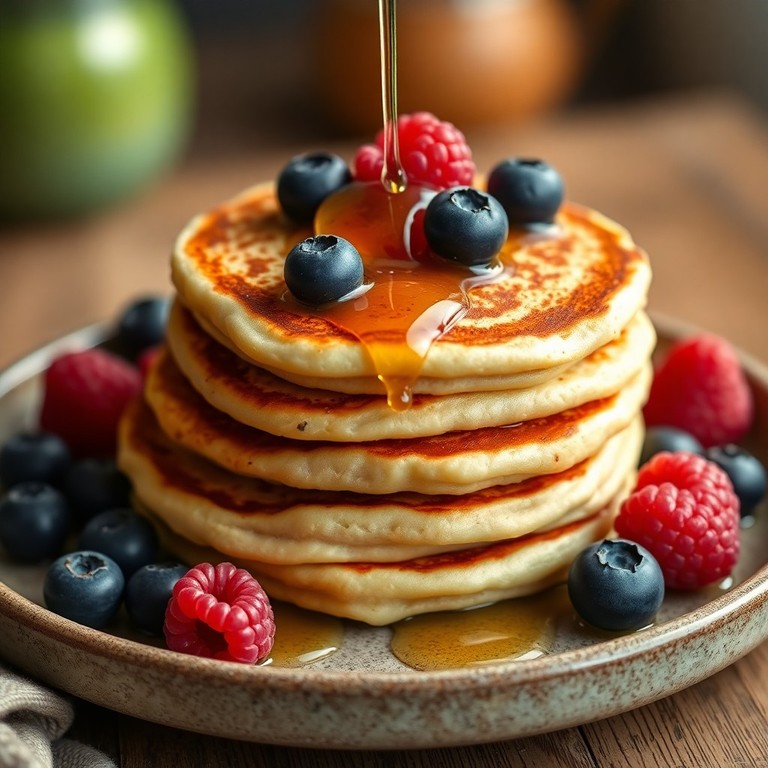 Mini Panquecas de Espelta Fofinhas (Sem Açúcar e Fermento)