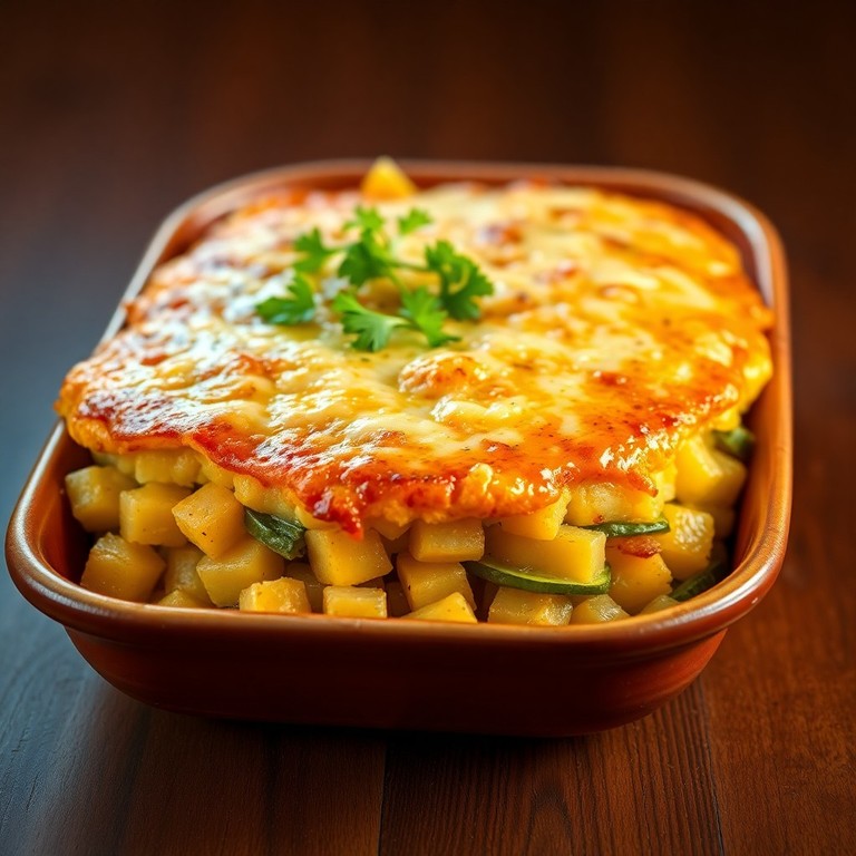 Pastel de Yuca y Guatila al Horno