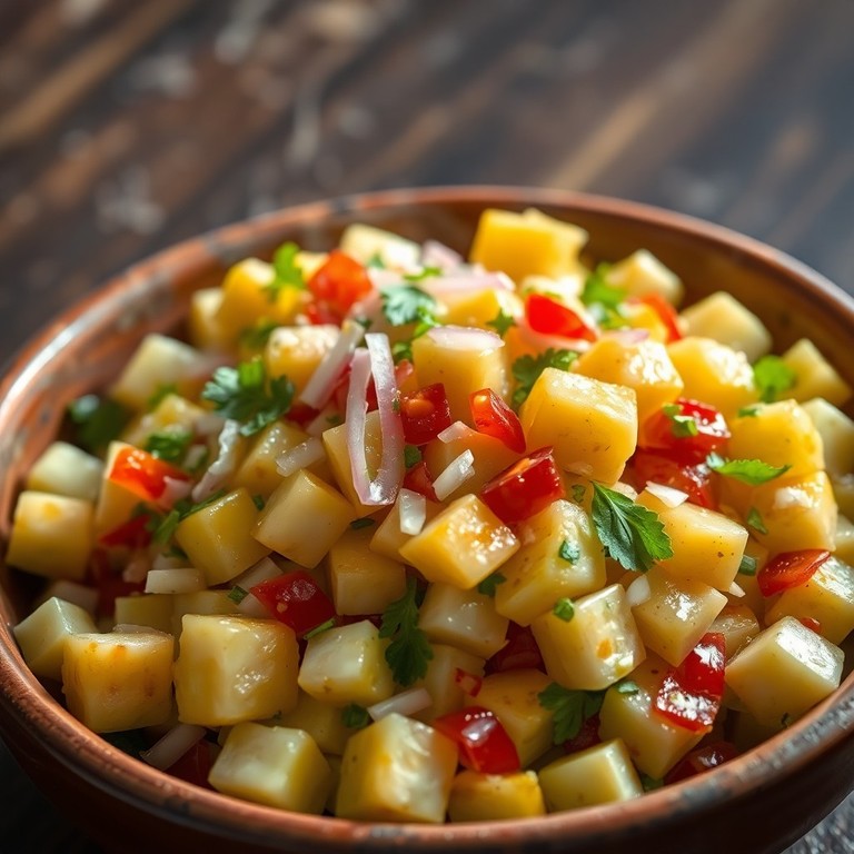 Ensalada Templada de Yuca y Guatila