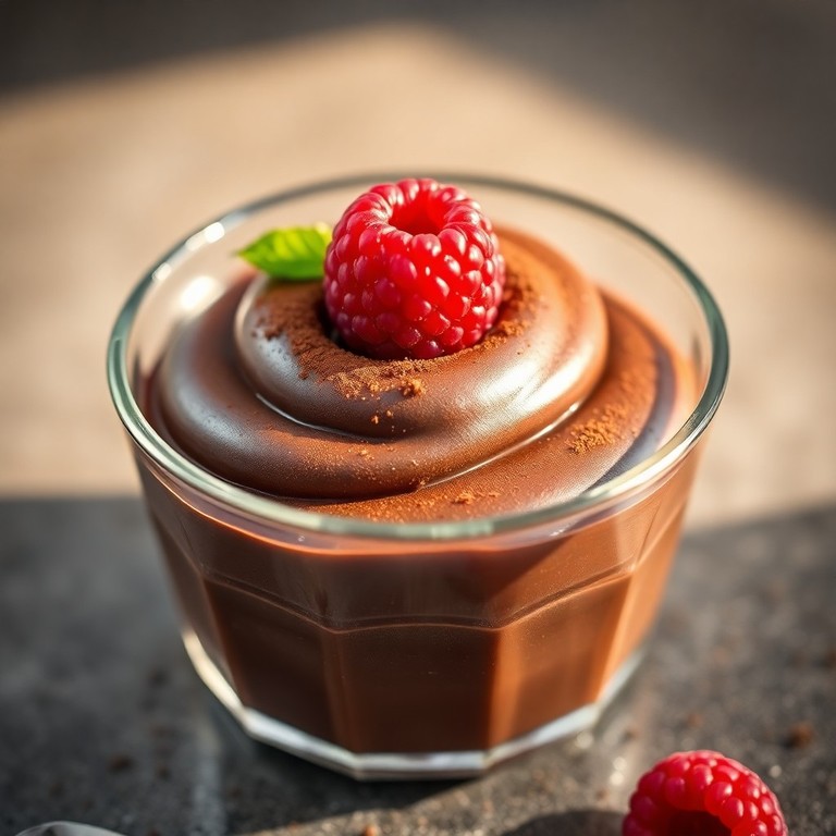 Mousse de Proteína de Chocolate en 5 Minutos