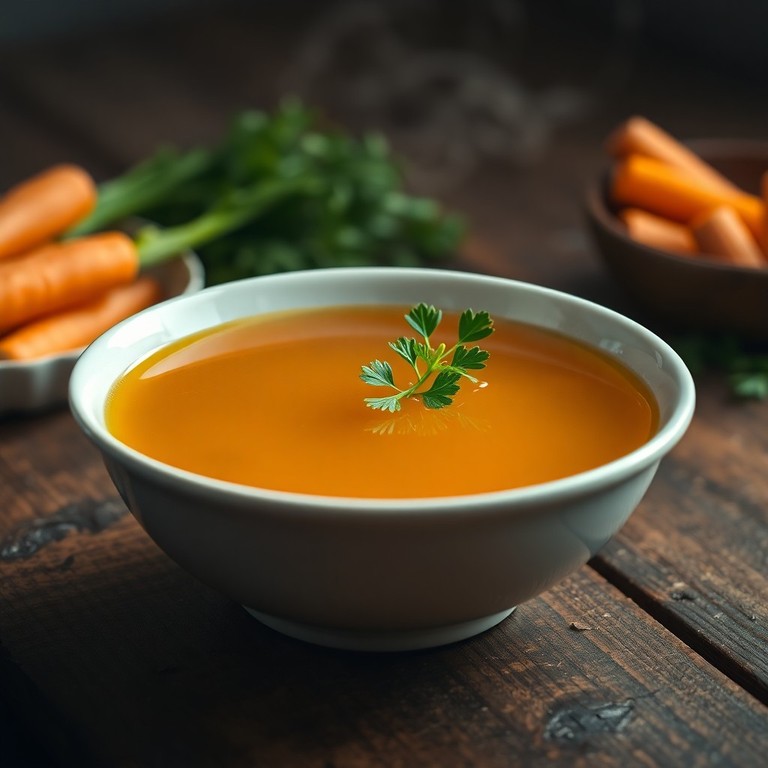 Caldo Vegetal Instantáneo con Hierbas Frescas