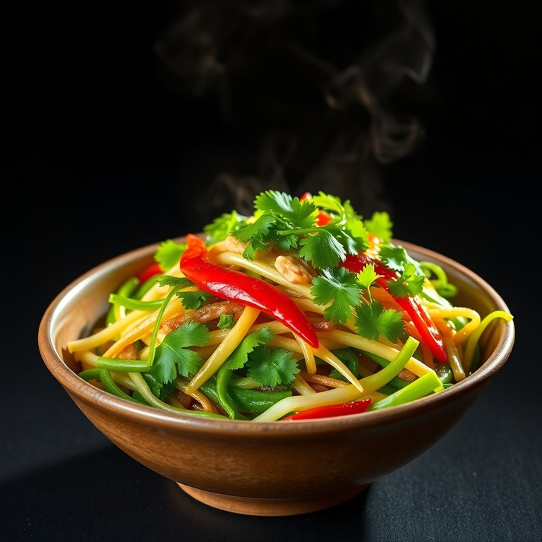 Keto Lemon Grass & Ginger Lotus Stem Stir-Fry