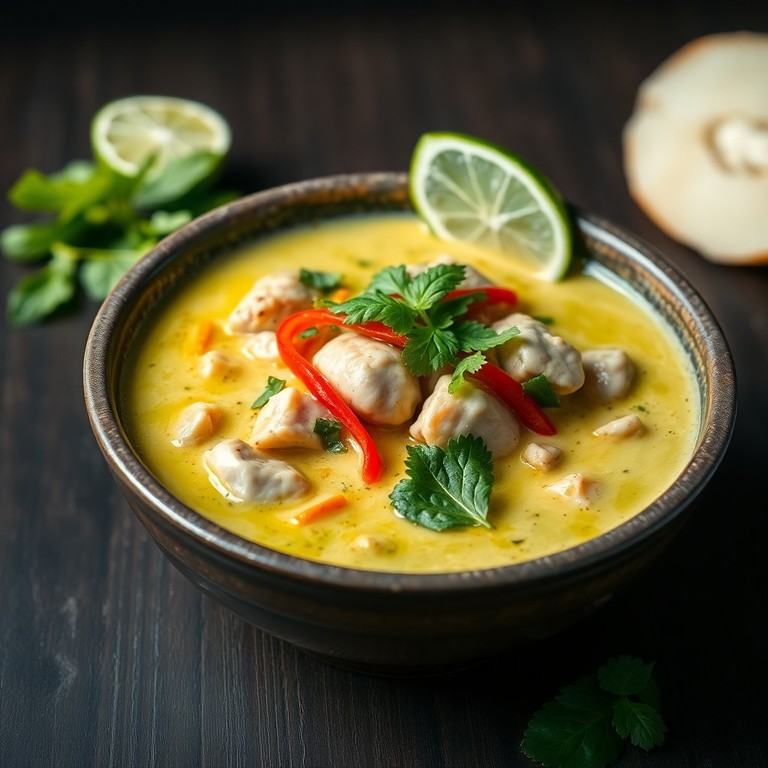 Keto Thai Green Curry with Chicken