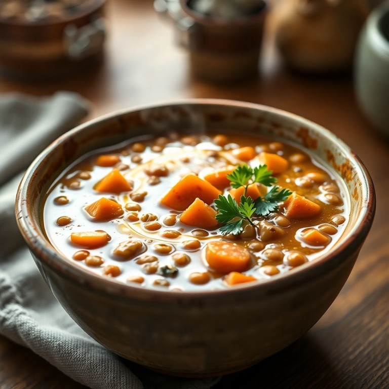 Soupe de Lentilles et Carottes Équilibrée