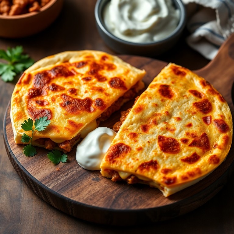 Spicy Chilli Mince Quesadillas