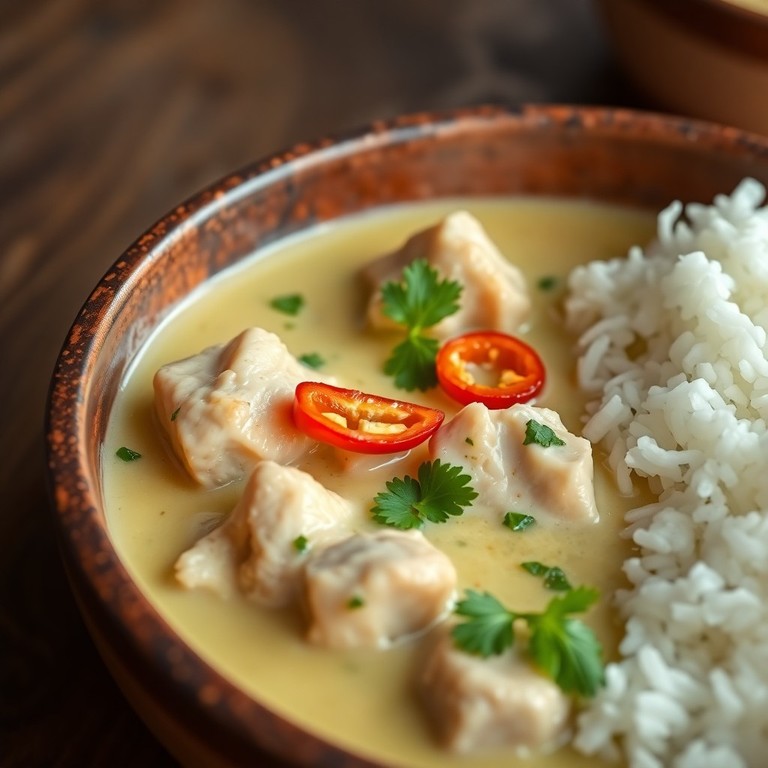 Thai Lime and Coriander Chicken Curry