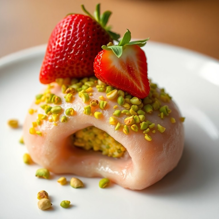 Labubu de Morango e Pistache