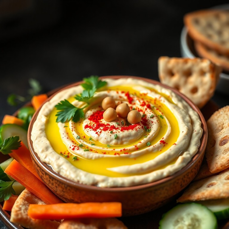 Hummus Clásico Mediterráneo