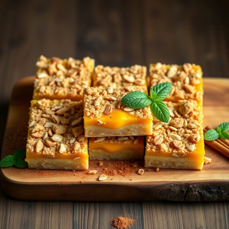 Barritas de Mango y Almendra con Toque de Canela y Jengibre