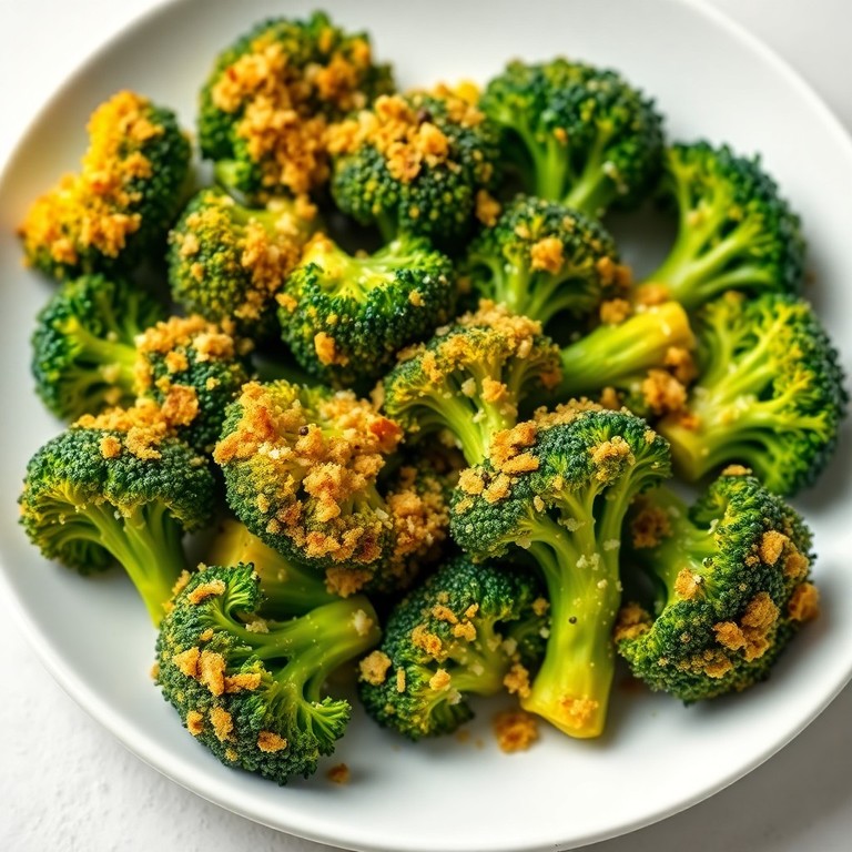 Brócolis Congelado com Crosta de Parmesão na Air Fryer