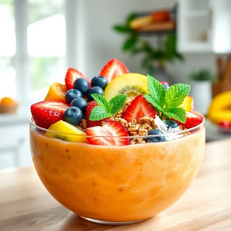 Smoothie Bowl Tropical Familial