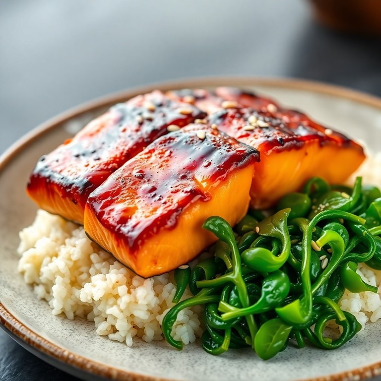 Saumon Snacké Mariné au Gingembre et Soja