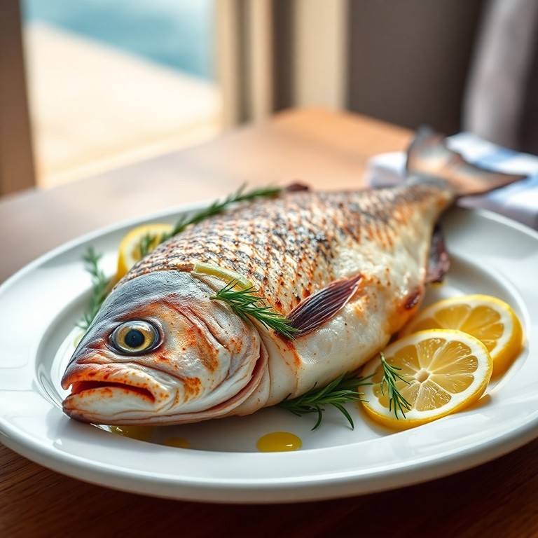 Mediterranean Grilled Dorade with Herbs