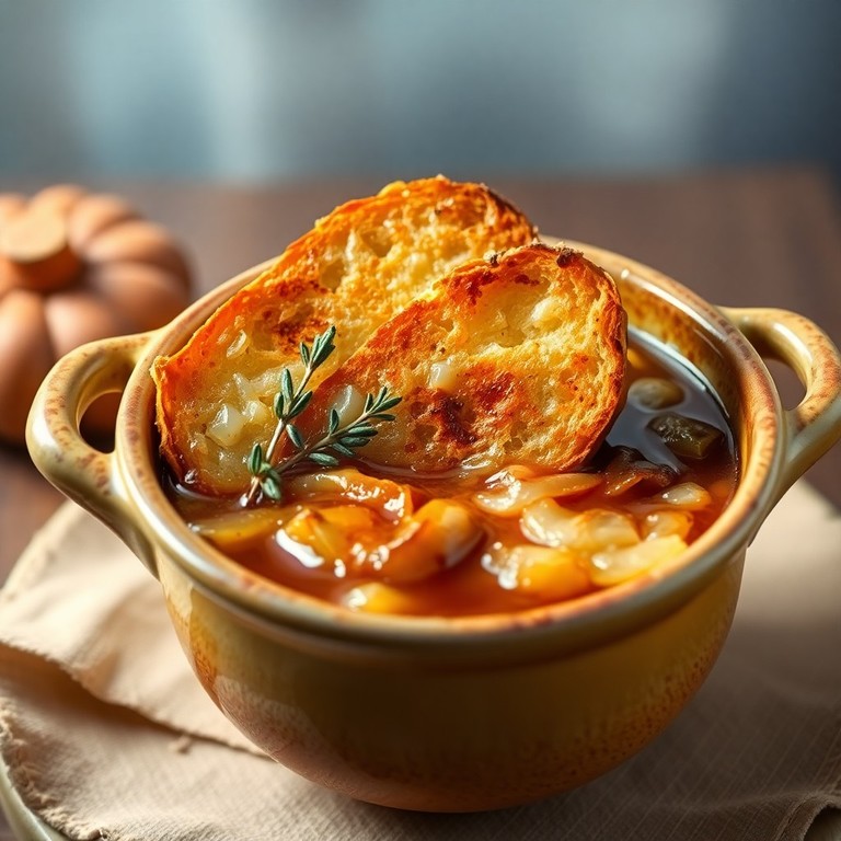 Sopa de Cebolla Francesa Clásica Gratinada