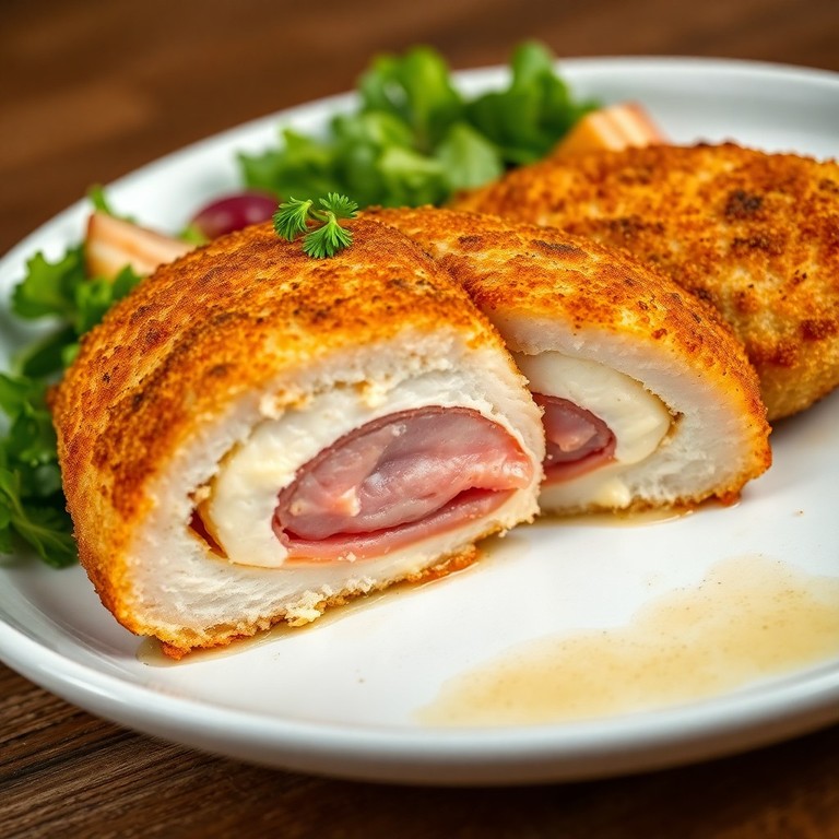 Cordon Bleu de Pechuga Crujiente al Horno