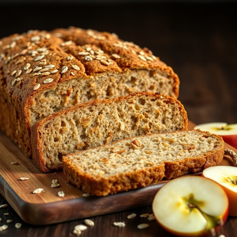Herzhaftes Apfel-Bananen-Haferbrot
