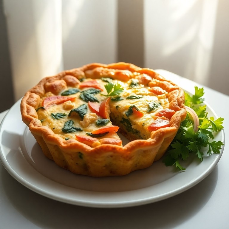 Quiche de Pollo y Verduras