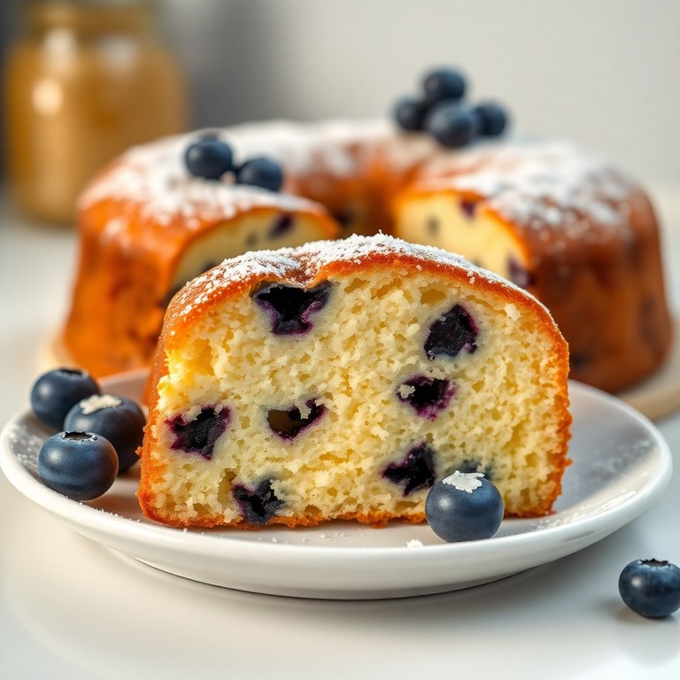 Sappige Blauwe Bessen & Kokos Yoghurtcake