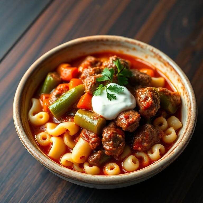 Goulash Húngaro Clásico con Spätzle