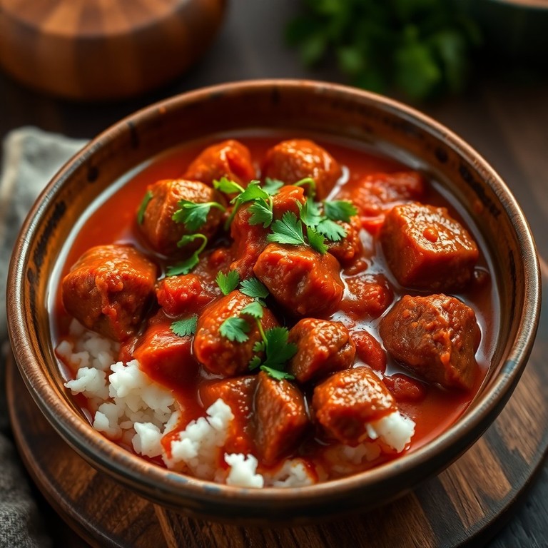 Slow Cooker Beef Tomato Curry