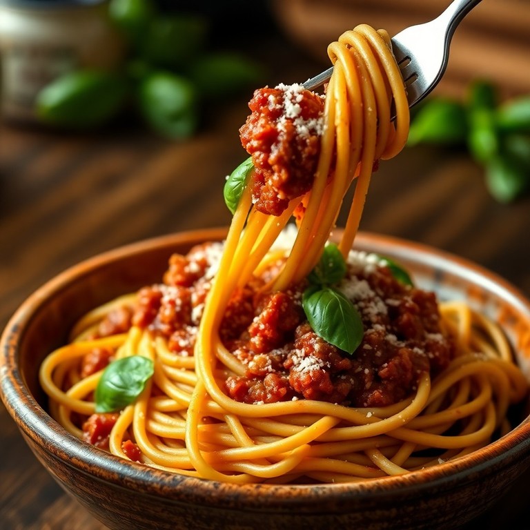 Espaguetis con Salsa Boloñesa Clásica