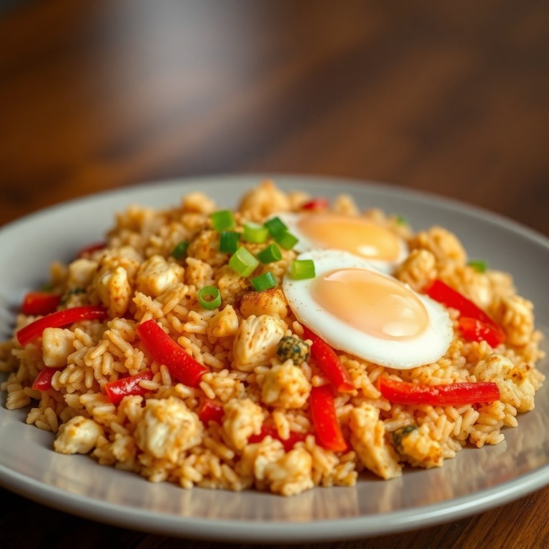 Spicy Cajun Chicken Fried Rice