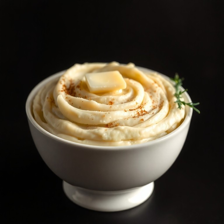 Puré de Papa Francés con Gruyère y Nuez Moscada