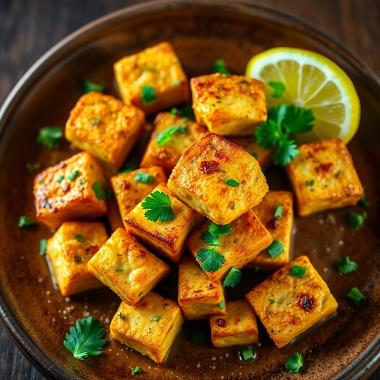 Crispy Baked Paneer Chingezi Bites