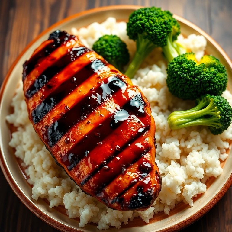 Pollo a la Parrilla con Salsa Teriyaki Casera