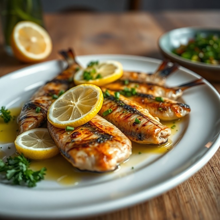 Sardinha ao Forno com Limão e Ervas
