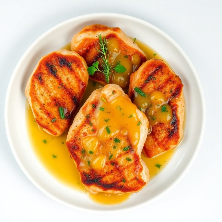 Pollo en Salsa de Cítricos y Hierbas Frescas